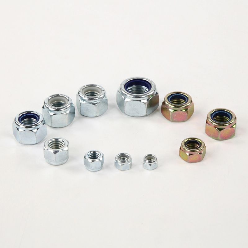 DIN985 A2-70 A2-80 Hexagon Nylock Lock Nuts