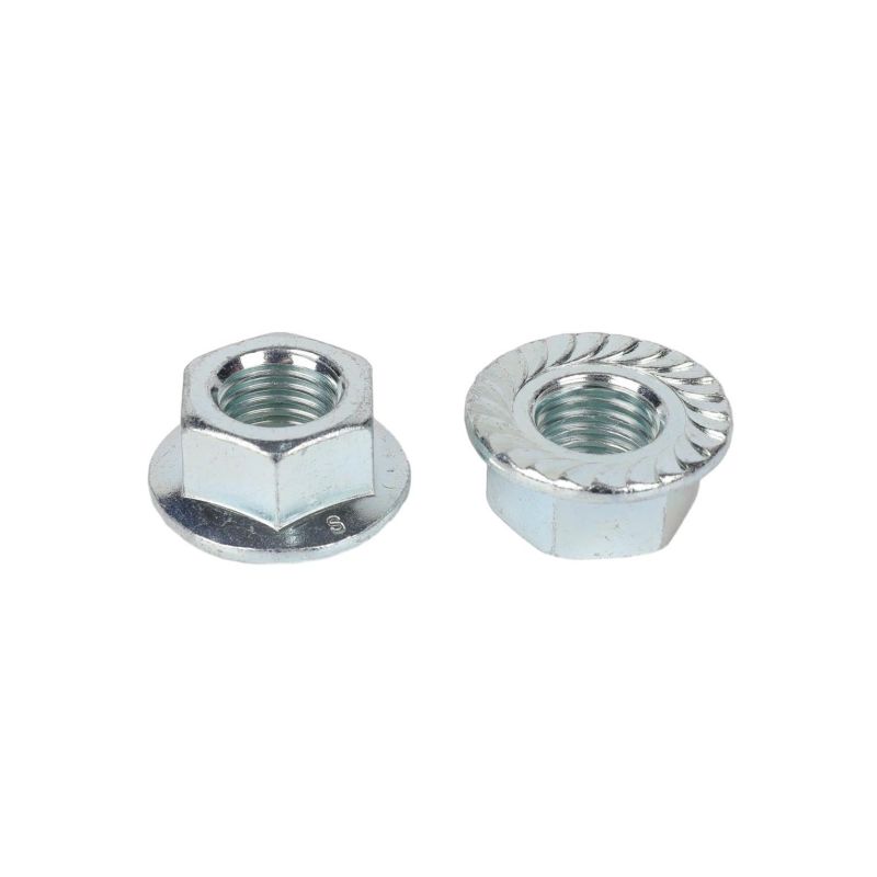 Knurled Toothed Anti-Skid Hexagonal Flange Nut