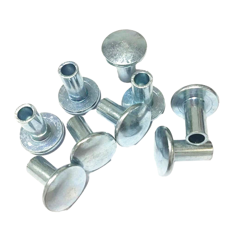 Half Blind Flat Round Big Head Semi Tubular Screw Rivet